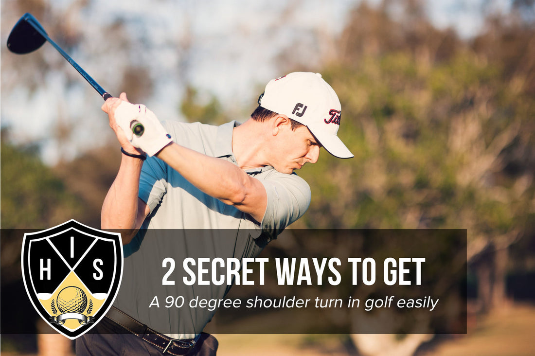 Shoulder Turn In Golf: 2 Secret Ways To Get A 90° Turn